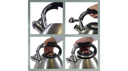 Wasserkessel Kela | keck & lang aus Metall in Schwarz Wasserkessel Schwarz - ca. 22 x 22 cm