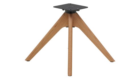 Polsterstuhl Interliving aus Stoff in Weiß Interliving Esszimmer Serie 5102 – Armlehnstuhl U512 mit Drehfunktion Eiche bianco & leinenfarbener Jacquard Lodge L07