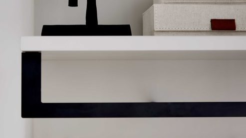 Garderoben-Set Interliving aus Holz in Weiß Interliving Garderoben Serie 6013 - GarderobenSet Sahara Creme & Granitfurnier - vierteilig