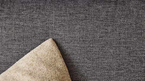 Schlafsofa Interliving aus Stoff in Anthrazit Interliving Schlafsofa Serie 4700 - Schlafsofa anthrazitfarbener Bezug Balu & Aluminiumfüße - Breite ca. 208 cm