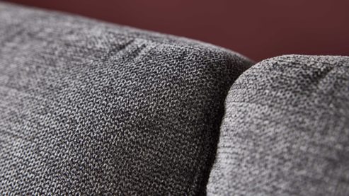 Schlafsofa Interliving aus Stoff in Anthrazit Interliving Schlafsofa Serie 4700 - Schlafsofa 160LÄ anthrazitfarbener Bezug Balu & Aluminiumfüße - Breite ca. 228 cm