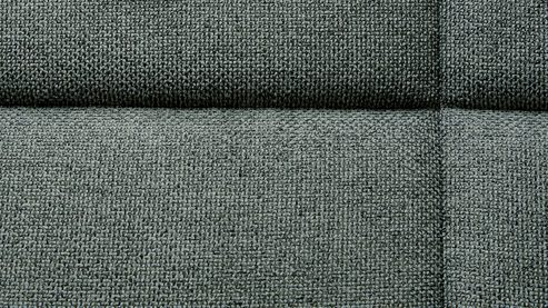 Polsterhocker Interliving aus Stoff in Grün Interliving Sofa Serie 4303 – XXL-Hocker moosgrüner Pfotenstoff Cyber - ca. 126 x 76 cm