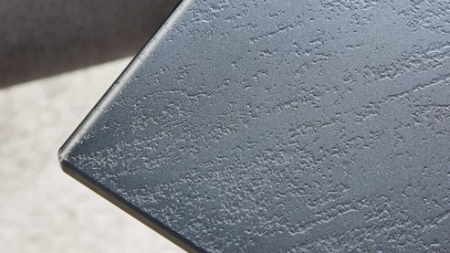 Tischgruppe Interliving aus Glas in Schwarz Interliving Esszimmer Serie 5122 – Essgruppen mit Schwingstühlen schwarzes Glas & Metall - ca. 160 x 90 cm