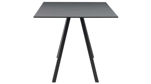 Esstisch Interliving aus Glas in Schwarz Interliving Esszimmer Serie 5122 – Esstisch schwarzes Glas & Metall - ca. 160 x 90 cm