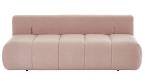 Schlafsofa Restyl aus Stoff in Rosa Schlafsofa Benita rosafarbener Chenillebezug 1-6425 - Liegefläche ca. 150 x 202 cm