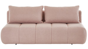 Schlafsofa Restyl aus Stoff in Rosa Schlafsofa Benita rosafarbener Chenillebezug 1-6425 - Liegefläche ca. 150 x 202 cm