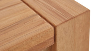 Couchtisch Decker aus Holz in Holzfarben Hell Couchtisch bzw. Sofatisch naturfarbene Kernbuche – ca. 130 x 70 cm