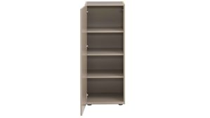 Highboard Interliving aus Holz in Grau Interliving Wohnzimmer Serie 2031 - Highboard Grau & Risseiche - vier Türen, zwei Schubladen, Breite ca. 180 cm