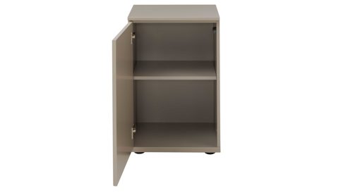 Sideboard Interliving aus Holz in Grau Interliving Wohnzimmer Serie 2031 - Sideboard Grau & Risseiche - zwei Türen, zwei Schubladen, Breite ca. 180 cm