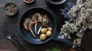 Bratpfanne Elo® aus Metall in Schwarz ELO® Bratpfanne Siloncast Aluguss – Durchmesser ca. 20 cm