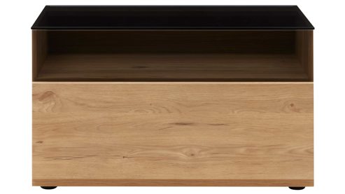 Wohnwand Interliving aus Holz in Holzfarben Interliving Wohnzimmer Serie 2031 - Wohnwand Risseiche - Länge ca. 257 cm