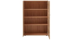 Wohnwand Interliving aus Holz in Holzfarben Interliving Wohnzimmer Serie 2032 - Wohnwand Risseiche - Länge ca. 330 cm