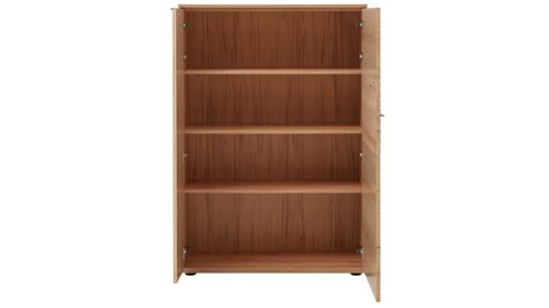 Wohnwand Interliving aus Holz in Holzfarben Interliving Wohnzimmer Serie 2032 - Wohnwand Risseiche - Länge ca. 330 cm