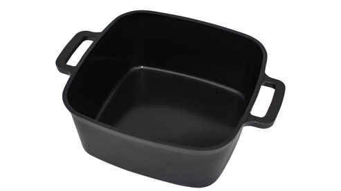 Multifunktionstopf Elo® aus Metall in Schwarz ELO® Multifunktionstopf-Set Cubus Aluminiumguss – ca. 24 x 24 cm