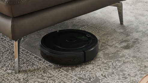 Ecksofa modulmaster aus Leder in Grau Modulmaster MM-PN1184 - Wohnlandschaft steingraues Leder Vivre & glänzende Metallfüße - Stellfläche ca. 333 x 208 cm