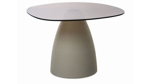 Couchtisch M2 kollektion aus Glas in Weiß Couchtisch Filo 2 Cremeweiße - ca. 65 x 58 cm