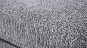 Schlafsofa comfortmaster besser sitzen, liegen, leben aus Stoff in Grau Comfortmaster Schlafsofa Molto mit Faltbett-Funktion grauer Webstoff 2-6989& Chromfüße - Breite ca. 156 cm