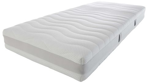 Kaltschaummatratze Interliving aus Stoff in Weiß Interliving Matratze Medikontur 1910 Kaltschaum, H3 – Liegefläche ca. 90 x 200 cm