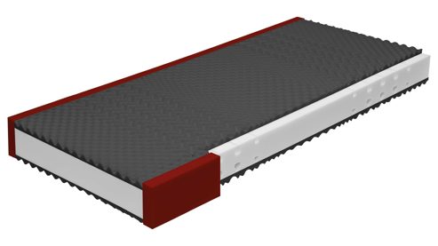 Kaltschaummatratze Interliving aus Stoff in Weiß Interliving Matratze Medikontur 1910 Kaltschaum, H4 – Liegefläche ca. 140 x 200 cm