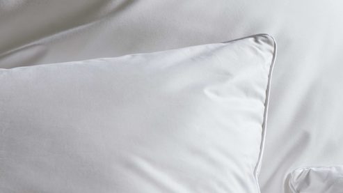 Kopfkissen Interliving aus Federn + Daunen in Weiß Interliving Kopfkissen Serie 9212 - Daunenkissen 1.100 g Federn & Daunen - ca. 80 x 80 cm