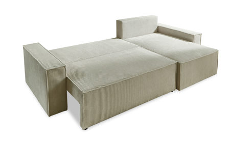 Ecksofa Sun garden | 162739 aus Stoff in Beige Funktions-Ecksofa Wolgast naturfarbener Bezug - Stellfläche ca. 266 x 150 cm