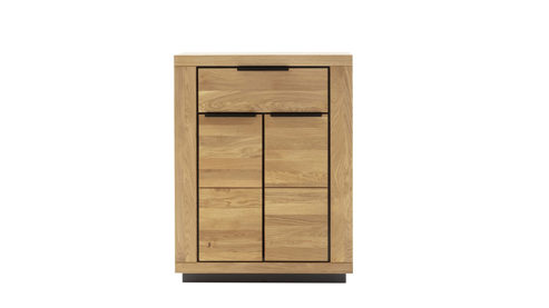 Kommode Mca direkt aus Holz in Holzfarben Garderobenprogramm Greno - Garderobenkommode Wildeiche - ca. 80 x 106 cm