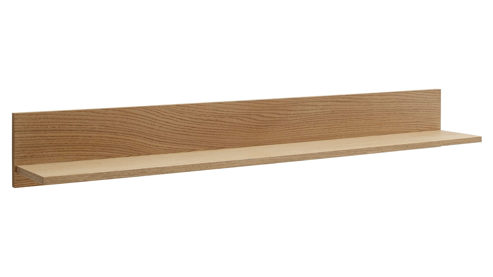 Wandregal Mca direkt aus Holz in Holzfarben Wohnprogramm Araya - Wandboard Wildeiche - ca. 153 x 20 cm